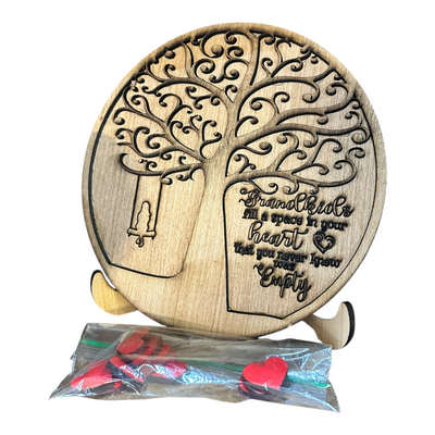 "Grandkids fill a space in your heart" Gift