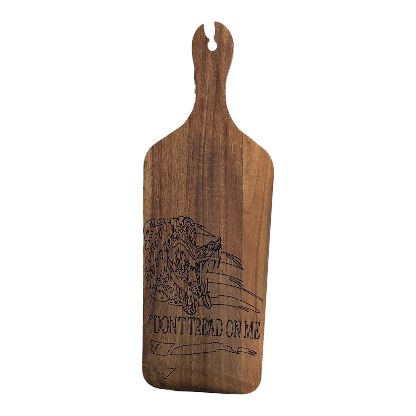 "Dont Tread on me" Gadsen Engraved Serving Board