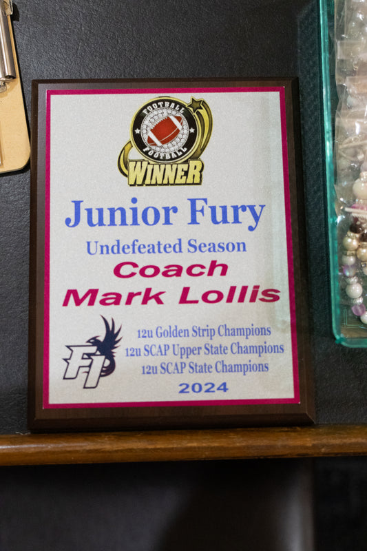Customized Plaque